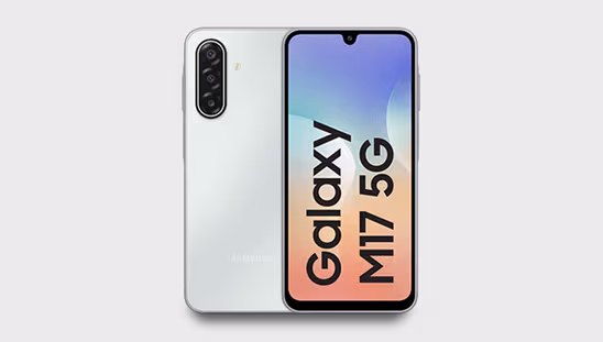Samsung Galaxy M17 5G (6 GB RAM, 128 GB, Moonlight Silver)