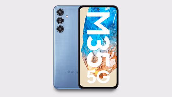 Samsung Galaxy M35 5G (8 GB RAM, 128 GB, Light Blue)