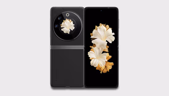 Tecno Phantom V Flip (8 GB RAM, 256 GB, Iconic Black)