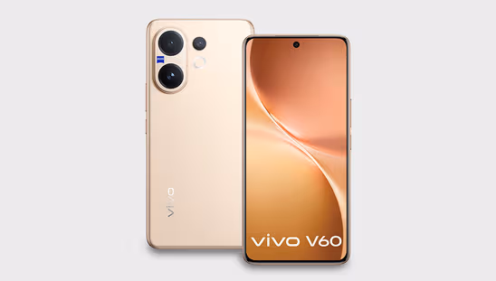 Vivo V60 (8 GB RAM, 128 GB, Auspicious Gold)