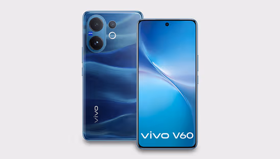 Vivo V60 (8 GB RAM, 128 GB, Moonlit Blue)
