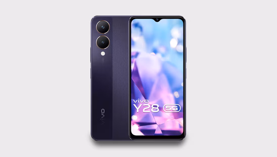 Vivo Y28 5G (4 GB RAM, 128 GB, Crystal Purple)
