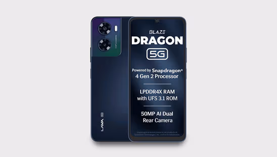 Lava Blaze Dragon (6 GB RAM, 128 GB, Midnight Mist)