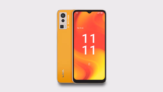 Lava Blaze Pro (4 GB RAM, 64 GB, Glass Orange)