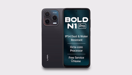Lava Bold N1 Pro (4 GB RAM, 128 GB, Stealth Black)