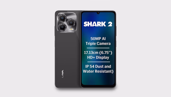 Lava Shark 2 (4 GB RAM, 64 GB, Eclipse Gray)