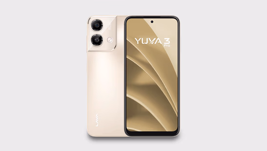 Lava Yuva 3 Pro (8 GB RAM, 128 GB, Desert Gold)