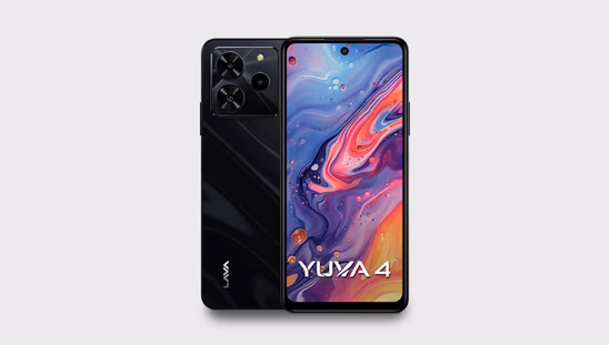Lava Yuva 4 (4 GB RAM, 64 GB, Glossy Black)