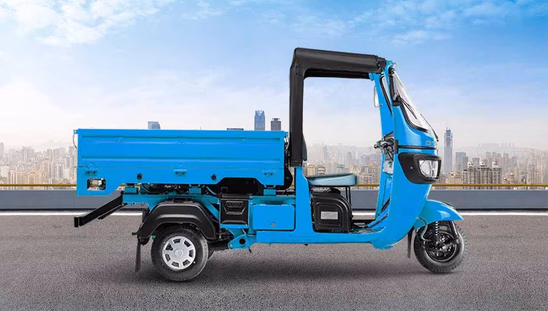 Tvs King Kargo ZK FI-4S CNG - Neptune Blue Right