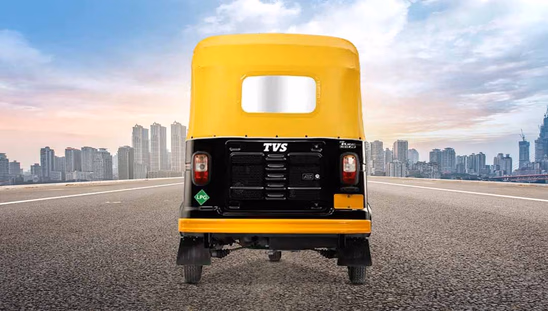 Tvs King Deluxe Petrol - Back