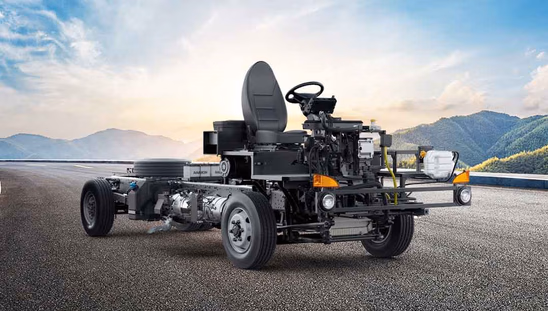 Bharatbenz 1017 Chassis - Right