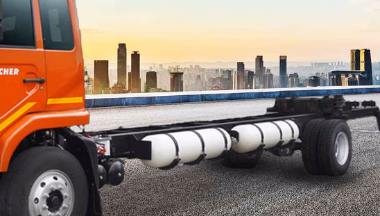 Eicher Pro 3015 L32 CNG-Chassis