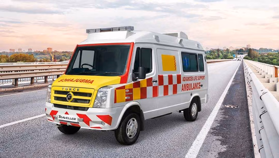 Force Traveller Ambulance-Left2