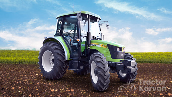Preet 9049 AC 4WD Tractor in Farm