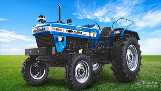 सोनालिका DI 750 III HDM 4WD Tractor in Farm